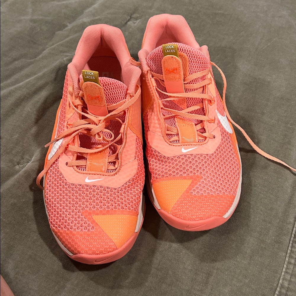 Nike Coral and Tangerine Sneakers